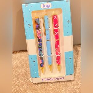 Lug 3 Pack Pens - “Resort Black”. New in Box